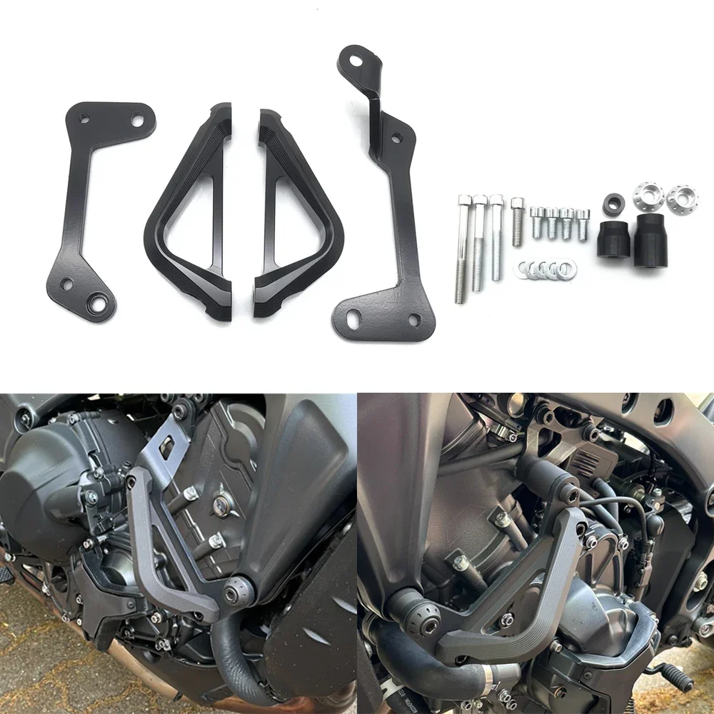 Motorcyle For Yamaha MT-09 MT09 MT 09 SP TRACER 9 GT 2021 2022 Side Engine Guard Crash Tank Bar Bumper Fairing Frame Protector