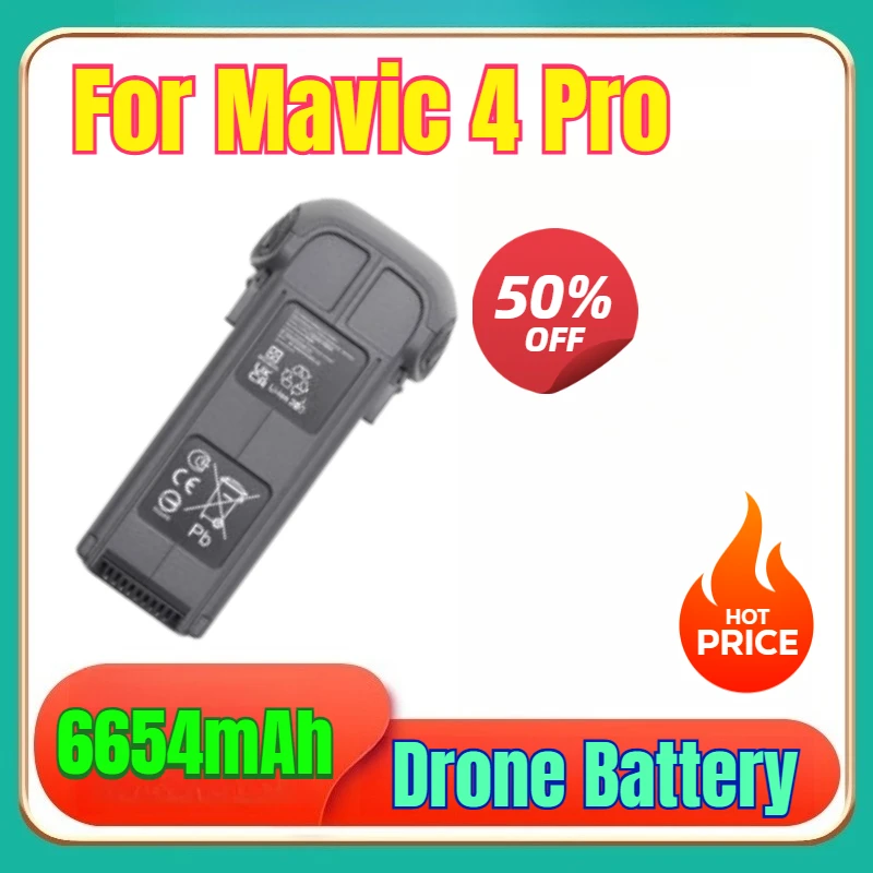 

100% Brand New High Quality Replacement Intelligent Flight Battery 6654mAh for Mavic 4 Pro