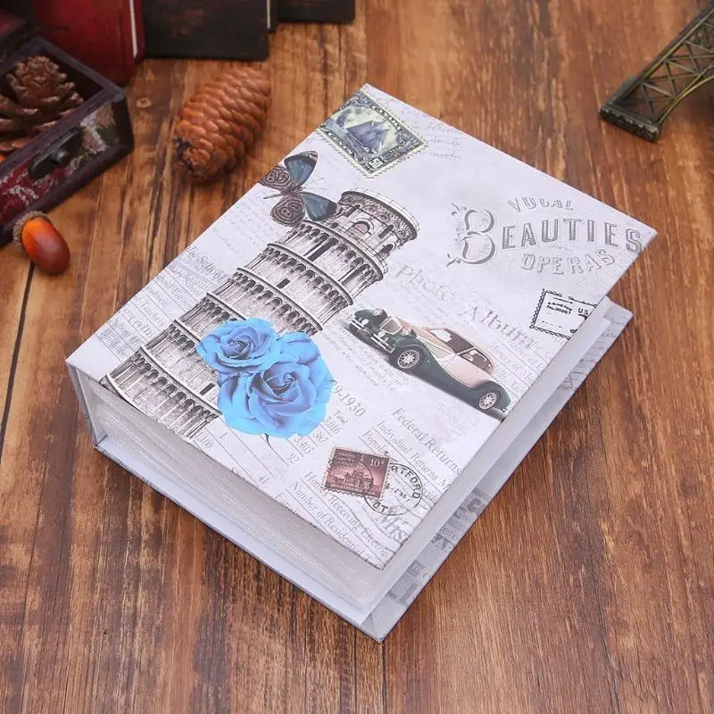 Vintage Photo Album Pocket Small Photos Place Postcard Party Supplies