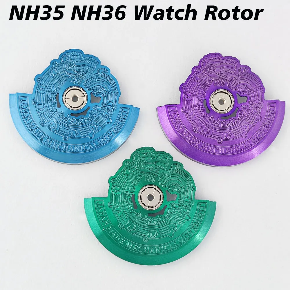NH35/NH36 Movement Rotor Hammer Multicolor color for NH36 NH38 NH39 NH35 Movement Oscillating Weight Hammer Rotor