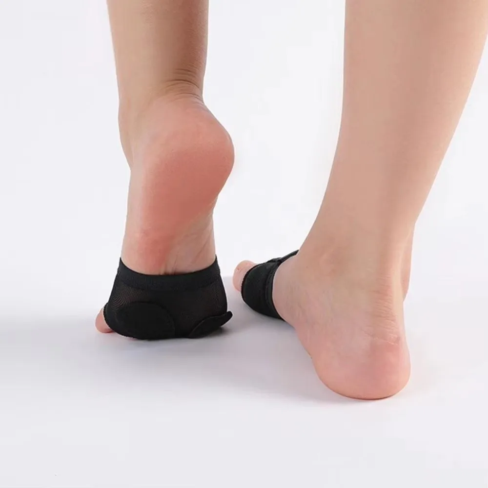 Non-Slip Dance Foot Pads Double Layer Anti Rub Ballet Foot Protectors Microfiber Forefoot Pad Dance Feet Pad Dance Fitness