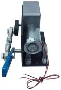 DIY DC Worm Gear Motor 12V 1.5RPM 35 Degrees Variable Automatic Wobbler Machine Engine Reciprocating Motor For DIY Lab Test