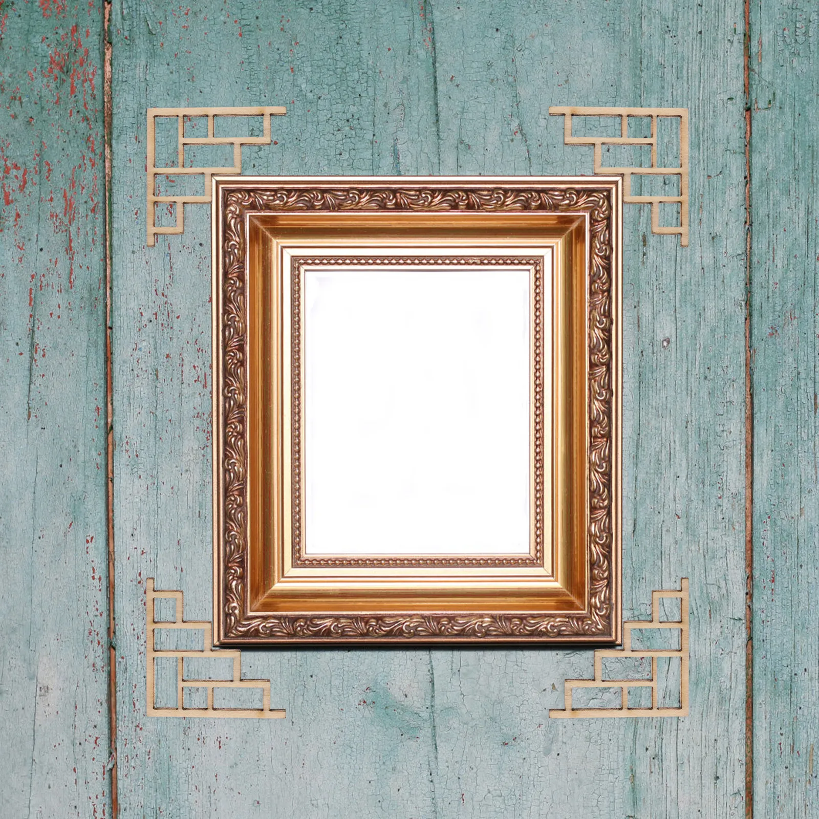 

8 шт. Деревянные резные угловые накладки-цветы, неокрашенные, для самостоятельного декорирования мебели, дверец шкафов, для домашнего и архитектурного использования