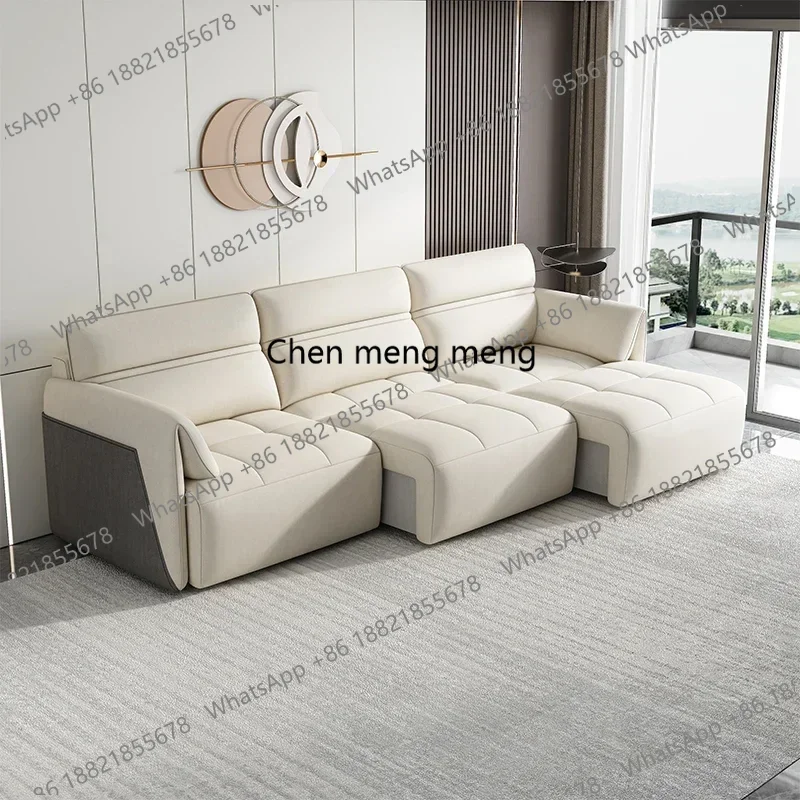 

Modern Beige Electric Sofa Armrest Italian Luxury Designer Relax Recliner Sofa Loveseat Oversized Woonkamerbanken Furniture Home