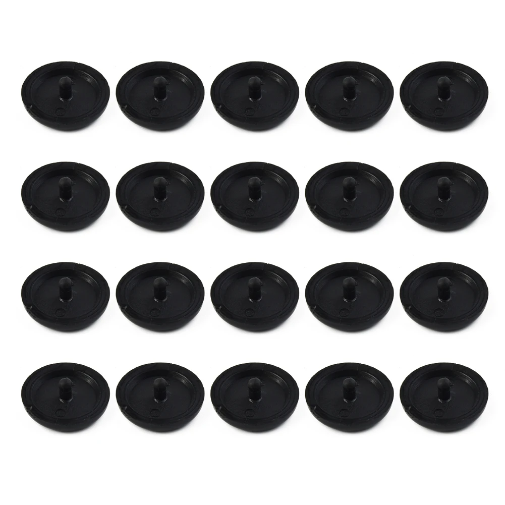 10 Pairs Seat Belt Button Buckle Stop Fit Stopper Kit Black Plastic Anti Slip Button Retainer Car Interior Parts