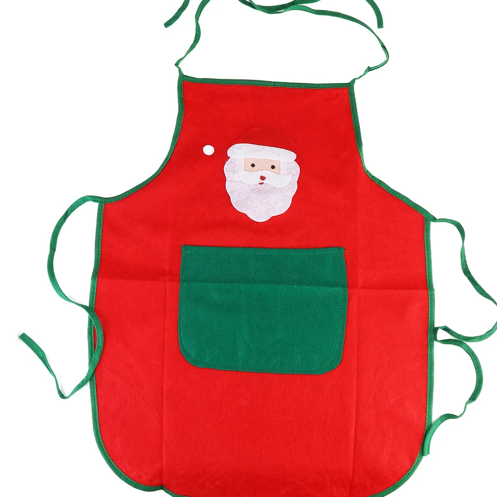 

2Pcs Santa Christmas Apron Sleeveless Half Body Apron for Cooking Baking Cleaning Home Kitchen Restaurant Bar Hotel Party
