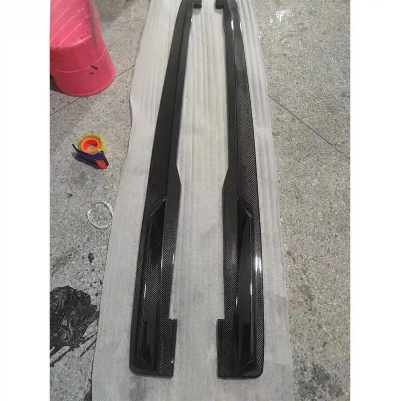 Auto Parts Carbon Fiber Side Skirt Extension Lip Fit TT TTS TTRS MK3 8S 2018