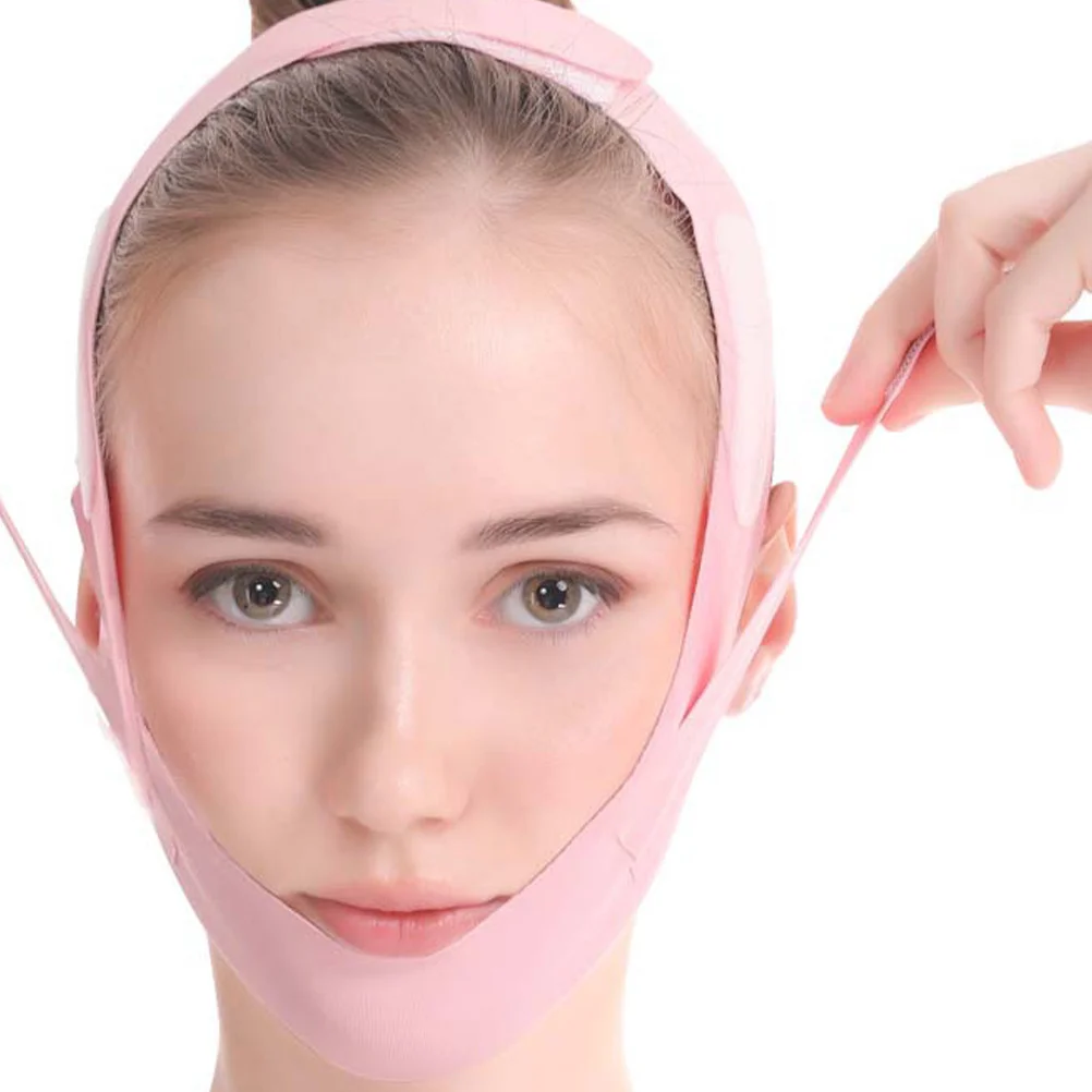 V máscara facial reutilizável máscara de levantamento face levantador queixo banda reduzir queixo duplo confortável material macio