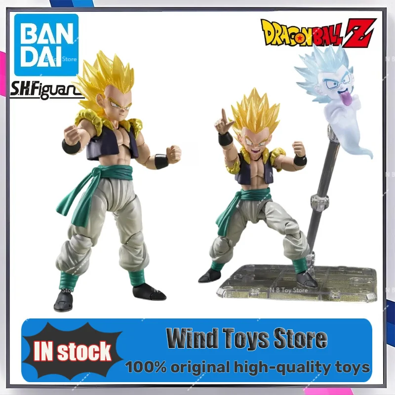 In Stock Bandai S.H.Figuarts SDCC Dragon Ball Super Saiyan God Super Saiyan Gogeta Gotenks Mini Son Goku Daima Action Figure view 3