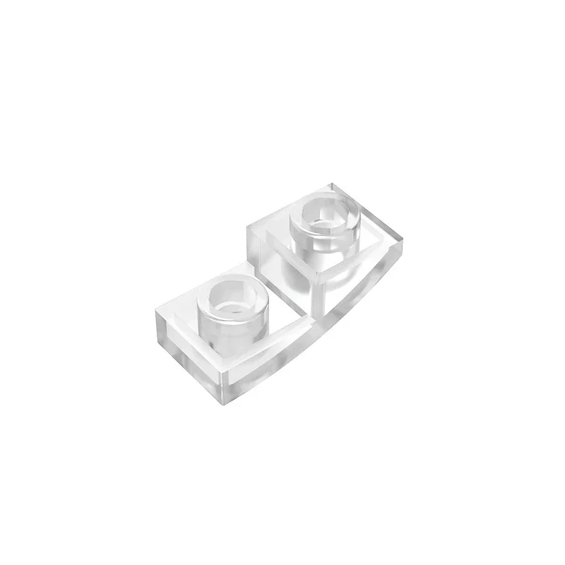 Gobricks 1 Pcs MOC Slope Curved 2 x 1 Inverted Bricks Compatible With 24201 Model Building Blocks Parts Children Assembly Toys