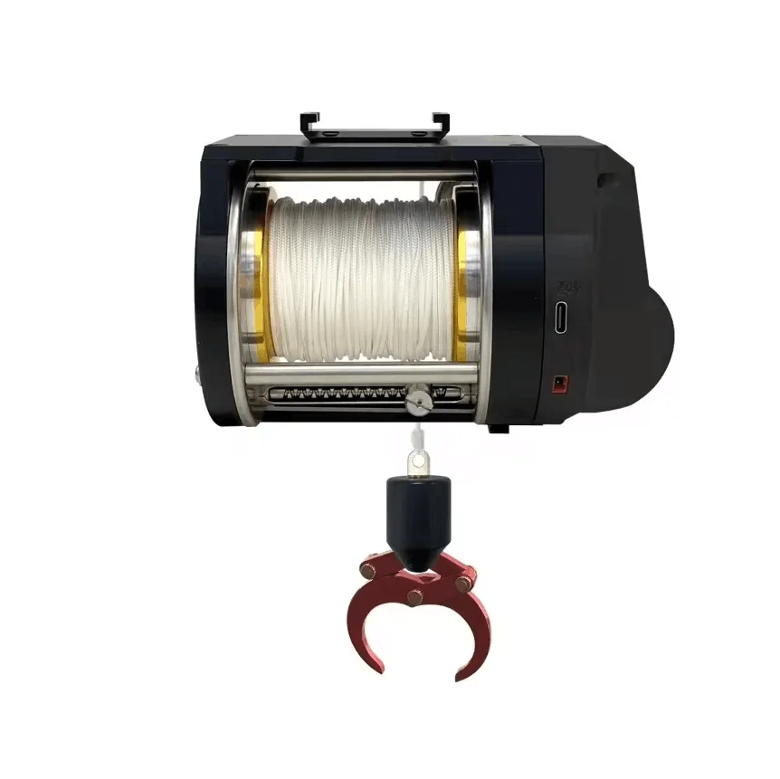 Hook Model Airplane Multi Rotor Drone Winch with 30m Rope and Hook for Delivery Pick up Self Release Mechanism Quadcopter VTOL
