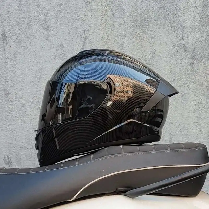 Motorcycle Helmet  four seasons LVS  Professional racing dual lens safety helmet motorcycle full face protector, approved by DOT