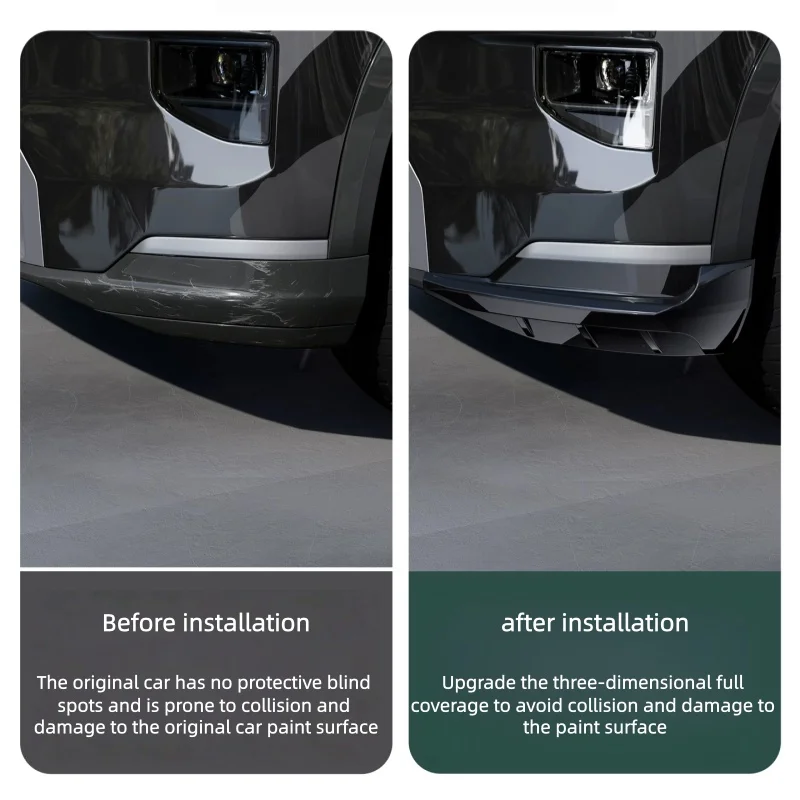 Fit for Zeekr 9X 2026 Car Front Bumper Collision Prevention Corner Guard Anti Scratch Collision Car Exterior Modification Parts