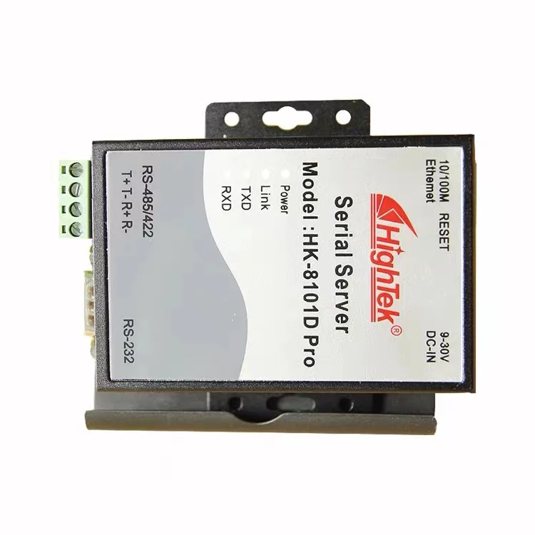 HighTek HK-8101D Pro Industrial TCP/IP Ethernet to RS232/RS485/RS422 Converter Serial Device Server