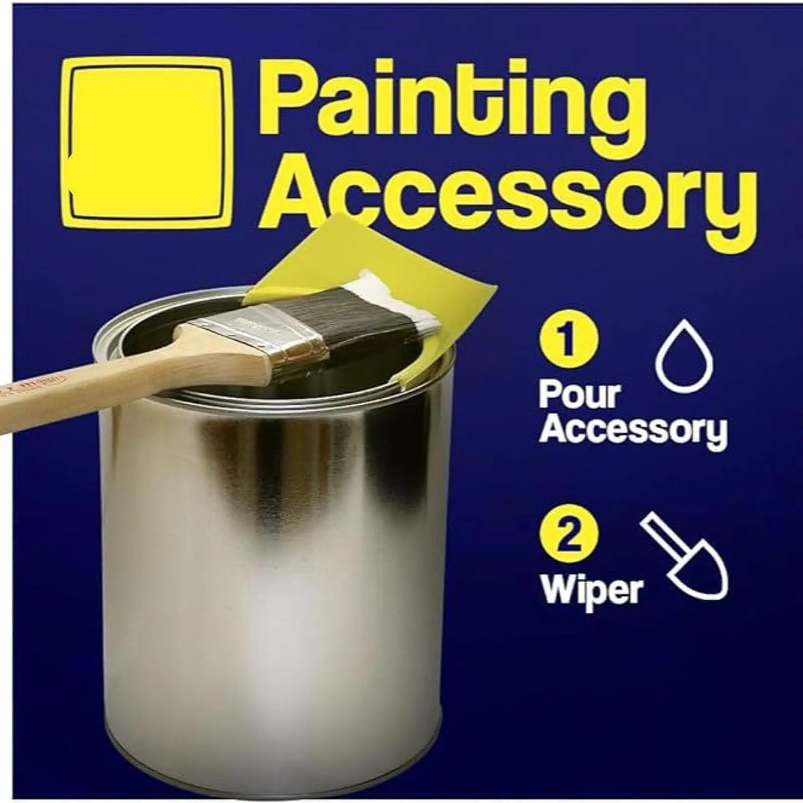 Paint Pouring Spout Easy to Install Paint Can Spout Paint Pourer Paint Bucket Attachment for 1 Gallon Paint Can Container