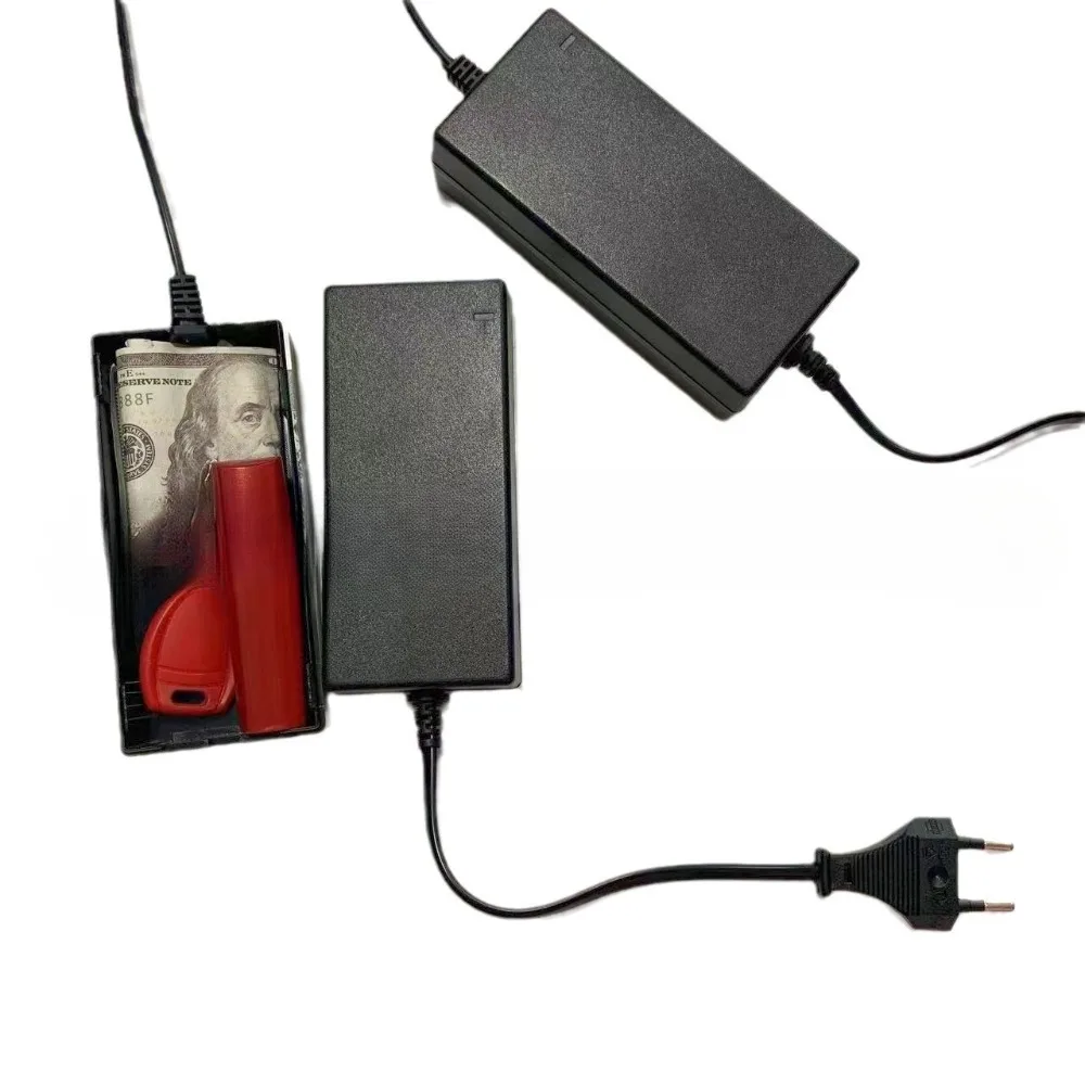 Disguised Laptop Charger Hidden Storage Box - Anti-theft Adapter Case for Keys, Stash Cash & Coin Storage