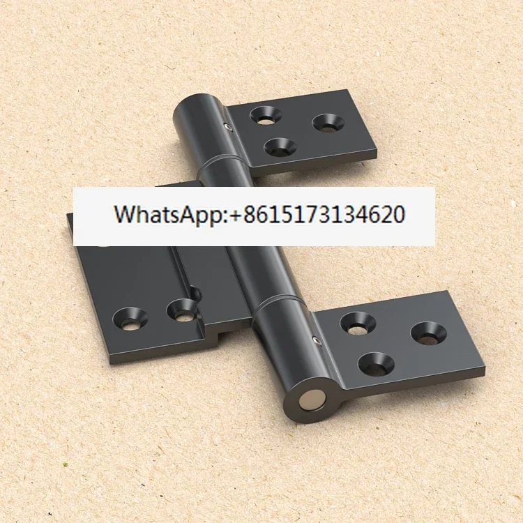 10Pcs 70 aluminum alloy casement door hinge three wings 8.5 small pitch folding frame ribbed fan ribbed outer open hinge