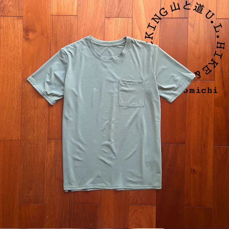 Yamatomichi Chemical Pocket T-Shirt Outdoor Ultra-thin Sweating Quick-drying Short Sleeve