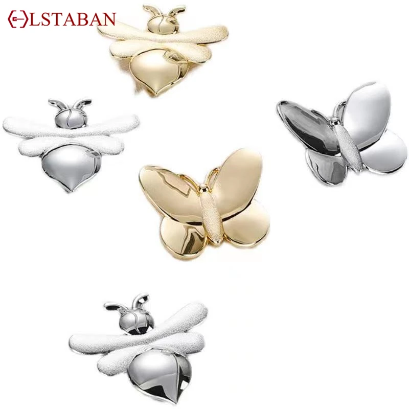 LSTABAN Zinc Alloy Animal Door Knobs Cabinet Wardrobe Bookcase Furniture Handle Kitchen Cupboard Drawer Pulls Hardware Handles