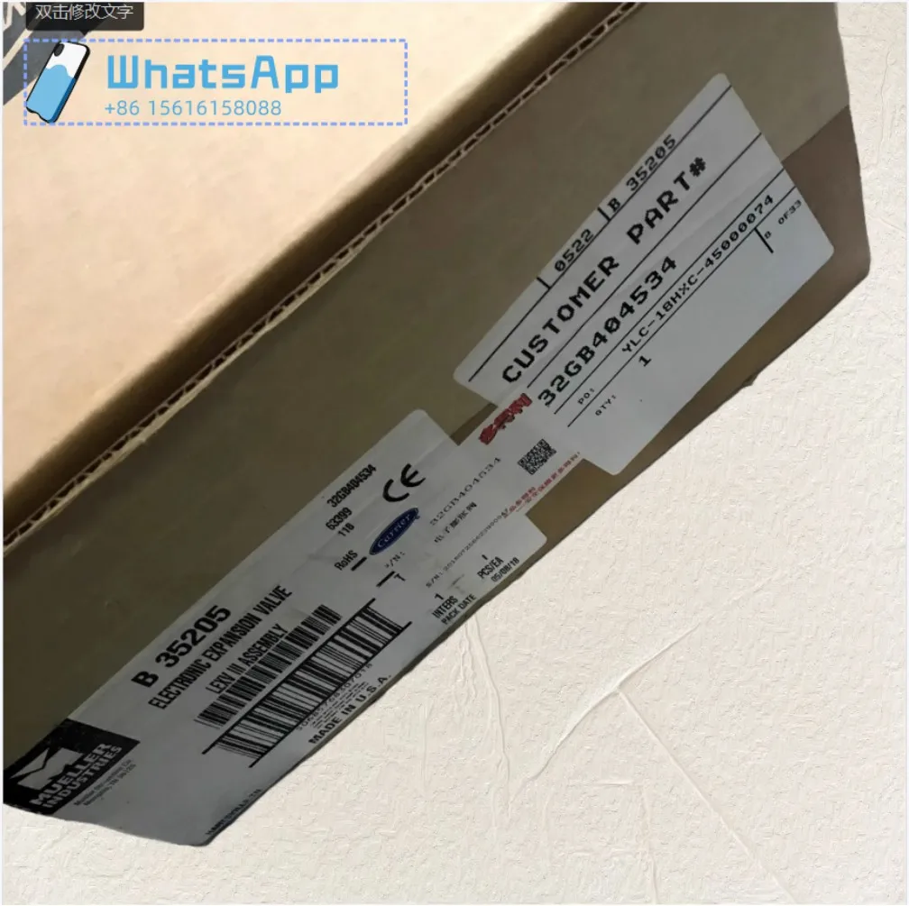 New Carrier air conditioning accessories 30HXC screw machine electronic expansion valve 32GB404454/32GB404534