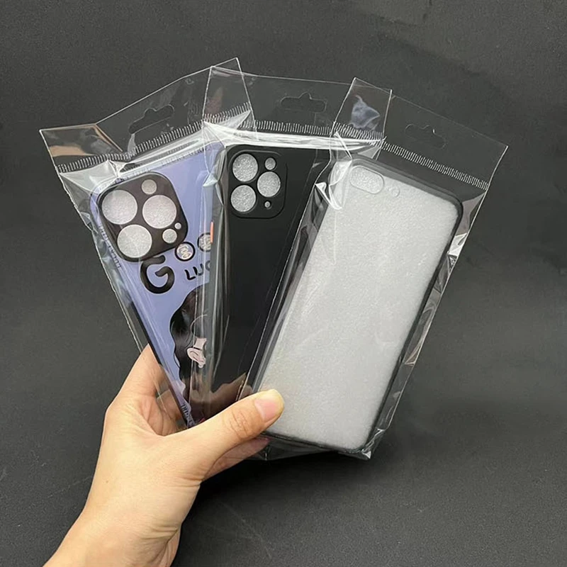 

500pcs Mobile Phone Case OPP Packaging Bag Universal Neutral Plastic Packaging Bag, Clear Self-adhesive Pouch