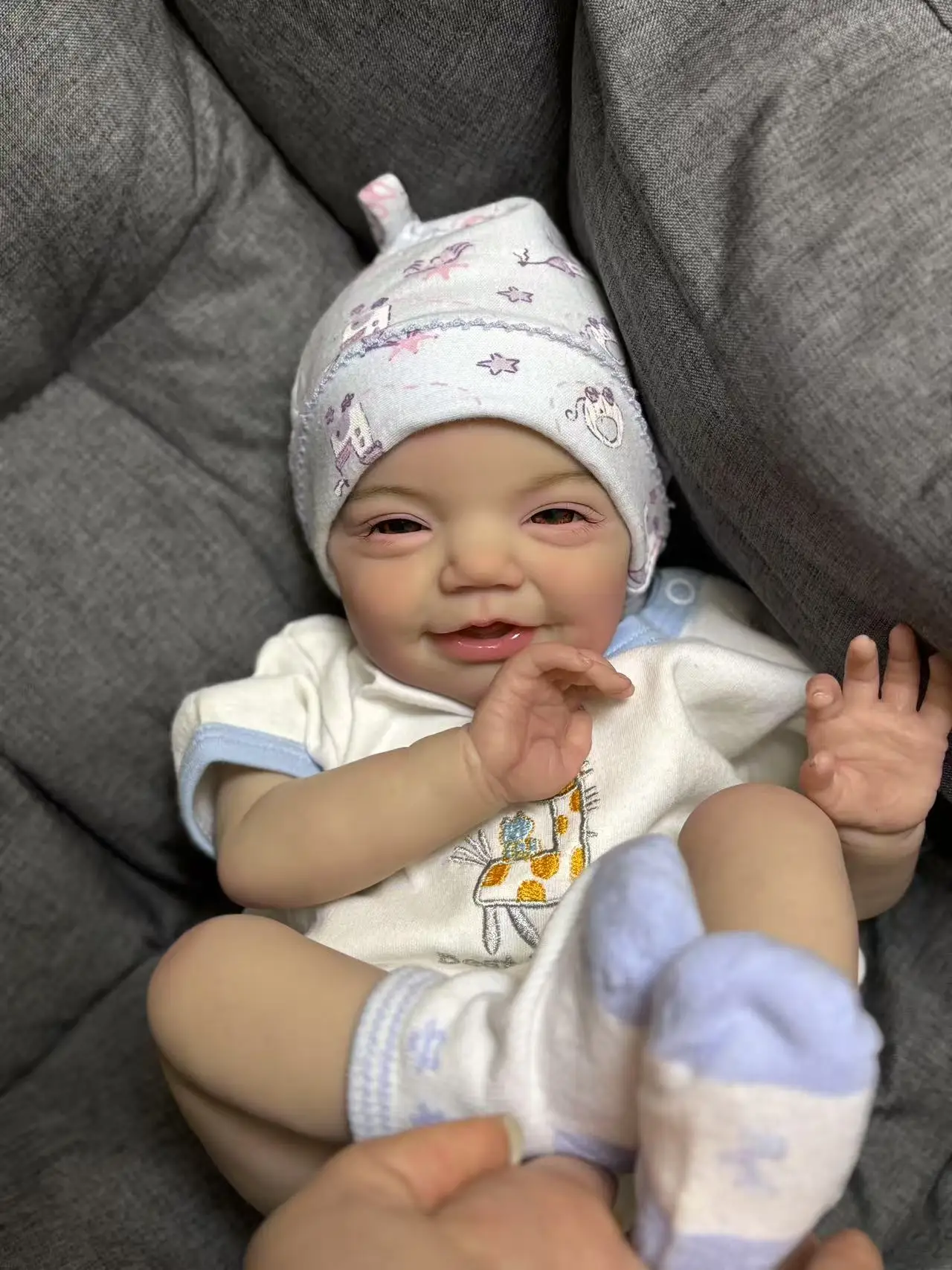 

FBBD Customized Limited Supply 20inch Reborn Baby Charlie Without Hair Already Finished Doll Christmas Gift