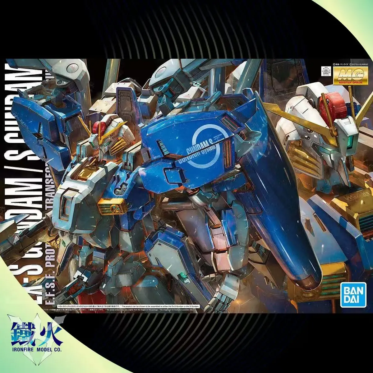 

Оригинальный комплект модели BANDAI GUDNAM MG 1/100 MSA-0011 S Gundam Ex-S Gundam, экшн-фигурка в сборе, Коллекционная модель, украшение
