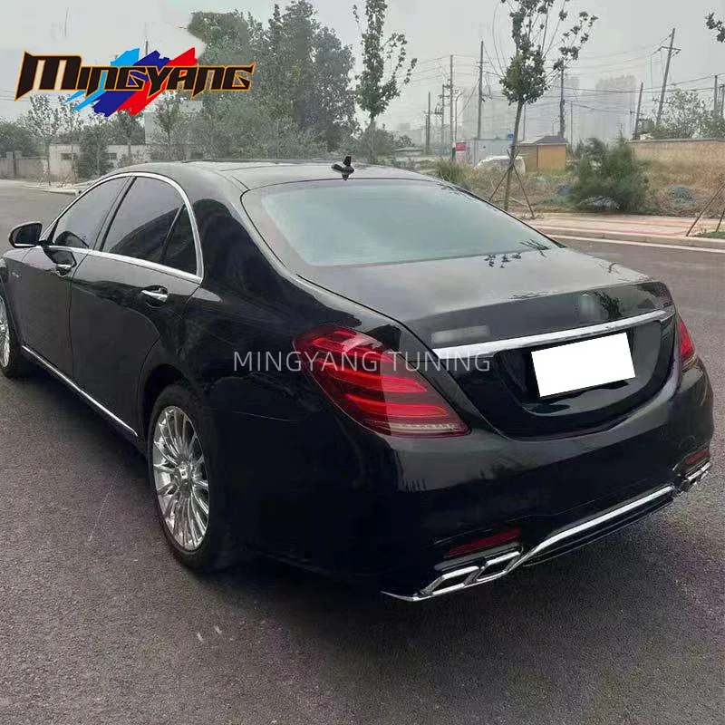 Kit de carrosserie de mise à niveau W221 W222 S63 pour capot de pare-chocs de voiture de classe S, kit de carrosserie de phare arrière