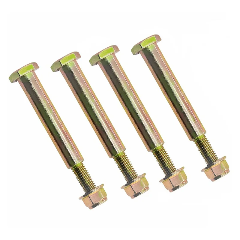 

ABGH-4 Pack Wheel Bolts And Lock Nuts 193406 For Cub Cadet Craftsman Replaces 532193406 193406 137644 532137644