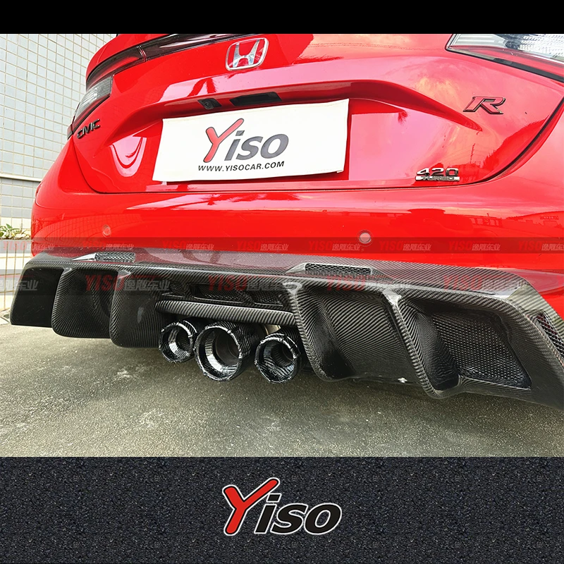 مناسبة لتعديل ماسورة العادم وأنابيب العادم المعدلة من ألياف الكربون YISO FL5 TYPER