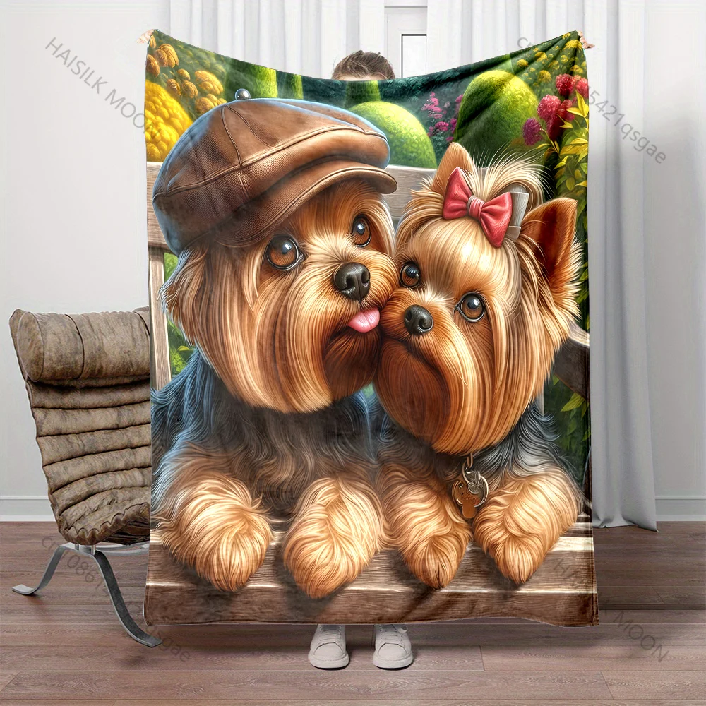 Outdoor Kids Yorkshire - Dois yorkshire terriers in love cobertor