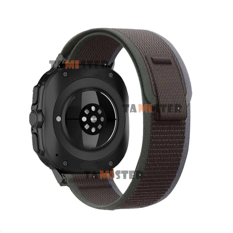 สายรัดข้อมือกีฬาสำหรับ Samsung Galaxy Watch 7สายไนลอนขนาด47มม. สายสำรองสำหรับ Galaxy Watch 7 ultra