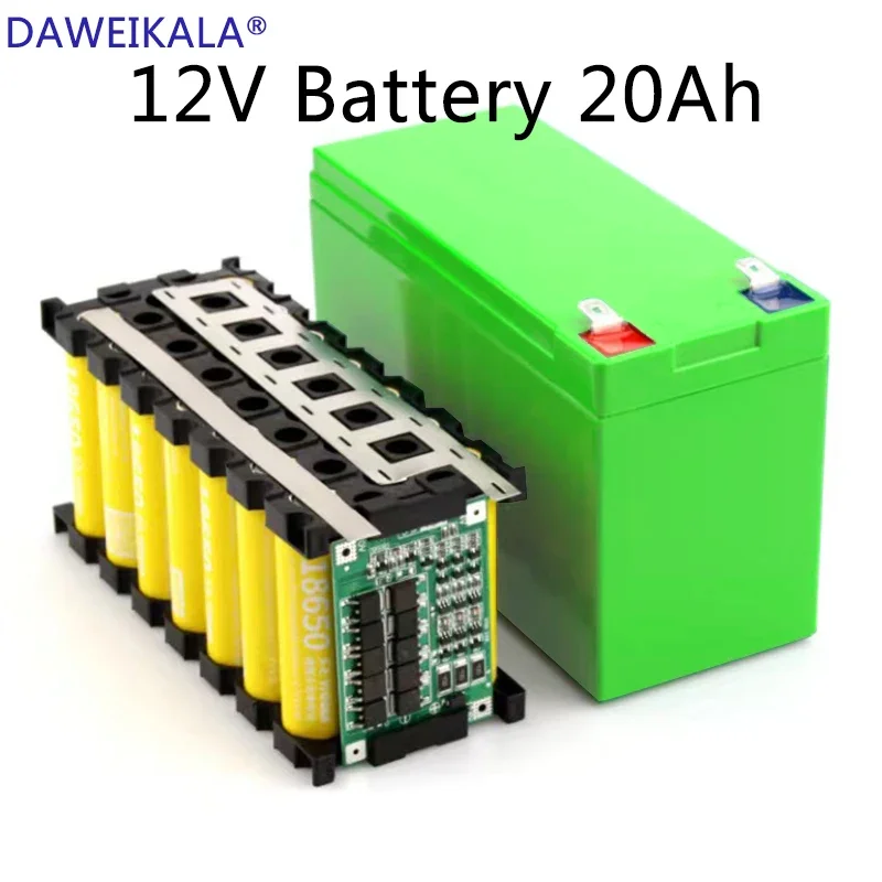 12V 18650 lithium battery pack rechargeable battery Solar storage Electric lighting Outdoor battery