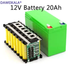 12V 18650 lithium battery pack rechargeable battery Solar storage Electric lighting Outdoor battery