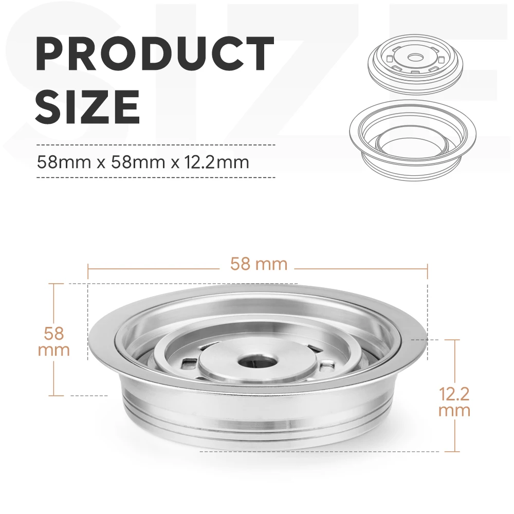 Icafilas Herbruikbare Capsule-Adapter Voor Vertuo Next Pop-Machine Compatibel Met Nespresso Originele Koffiecapsule-Pads