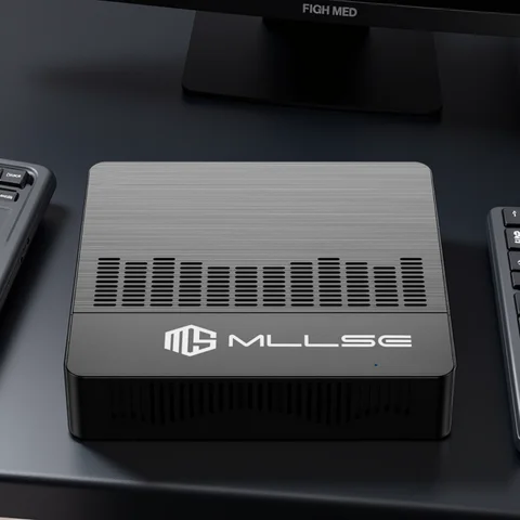 MLLSE Mini PC M2 Air Intel Gemini Lake N4000 Intel J3710 Windows 11 6GB RAM 128GB ROM Dual-Band WiFi Bluetooth USB Mini Computer