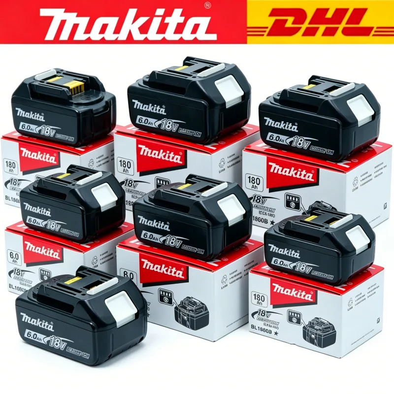 Makita 6Ah original Battery compatible Makita 18V power tools DDF487 DGA404 DTW700 DTD173 DHP487 Lithium-ion Battery replacement
