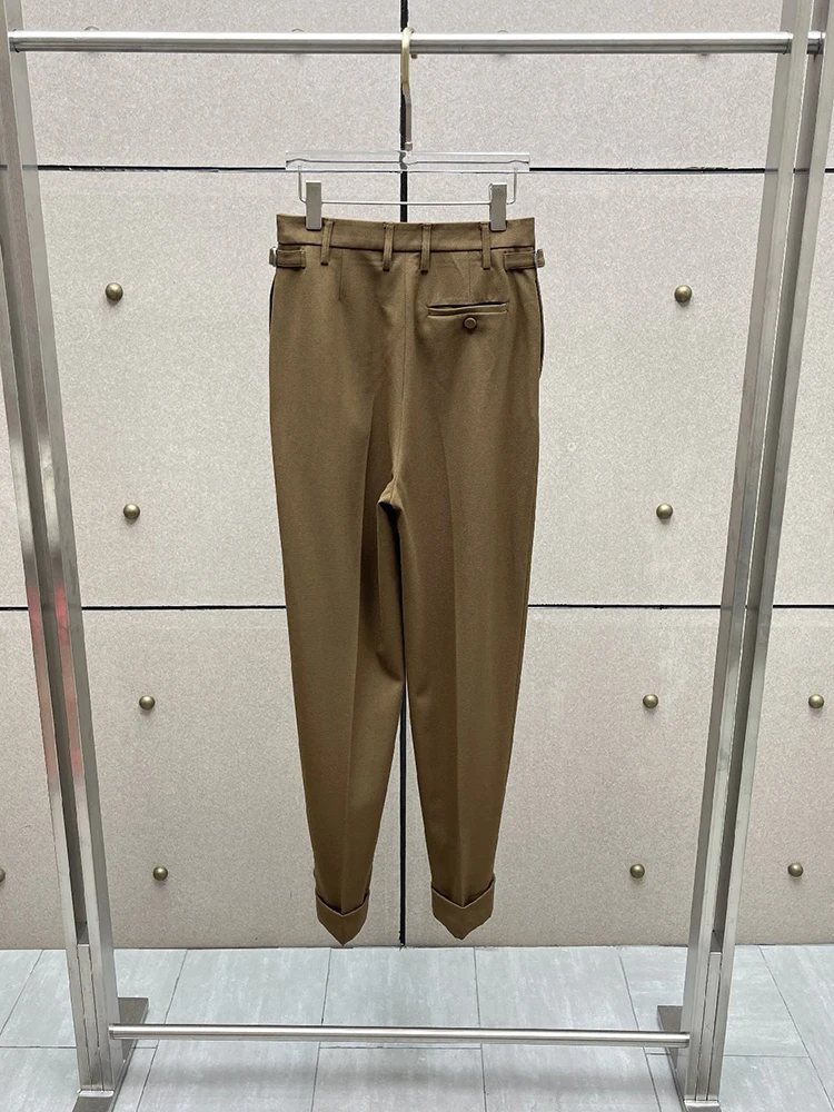 Tapered trousers, new stylish and elegant women's long pants for autumn/Winter 2026