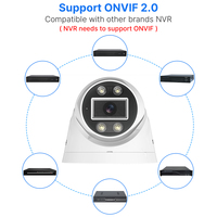 Hiseeu 5MP 4K 8MP POE IP Security Surveillance Camera H.265+ Dome CCTV ONVIF 2-Way Audio Record Face Detection Full Color Indoor