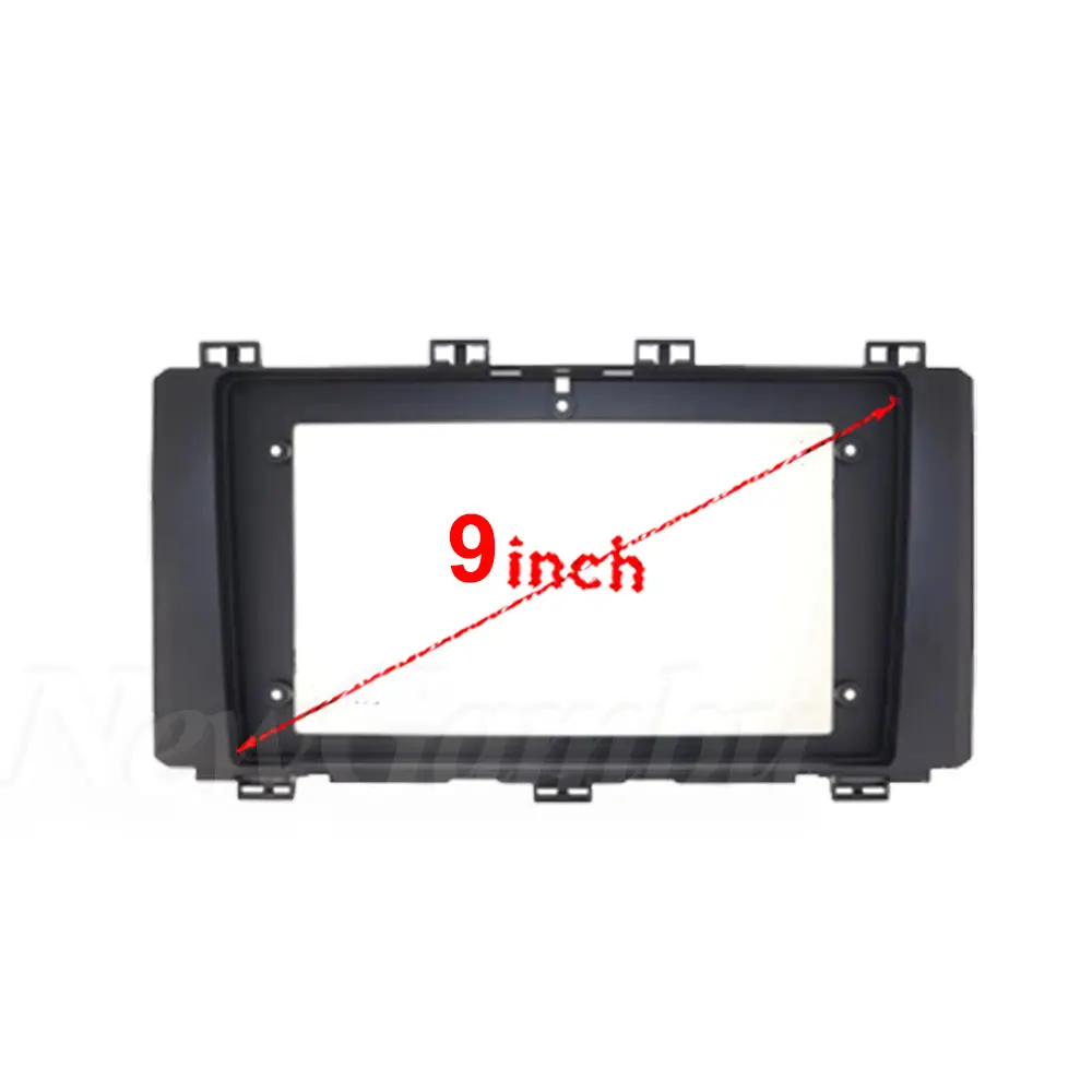 NewGambu 9 INCH Car Radio Fascia For Seat Ateca Cupra 2016+ Stereo Player Panel Dash Installation Kit 2 Din Frame GPS Bezel