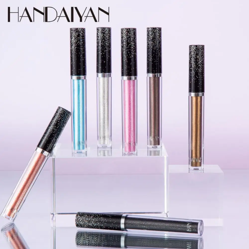 Shiny Metallic Eyeliner Stick Lasting Colored Set Pearlescent Glitter Liquid Eye Shadow Cosmetics Liquid Eye Shadow Waterproof