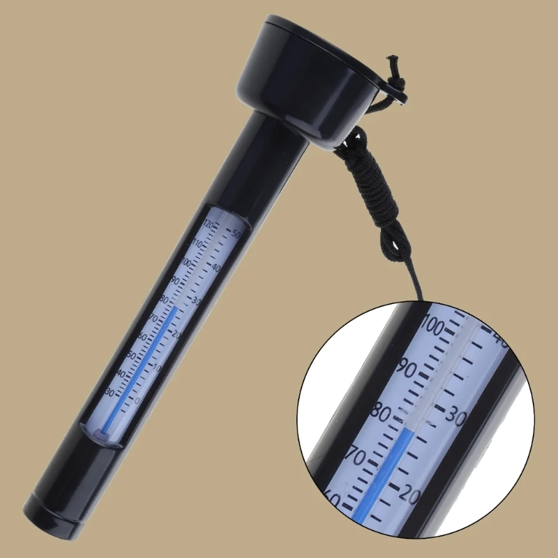 Water Temperature Meter with String for Swimming Pools Hot Tubs Fish Pond Drosphip