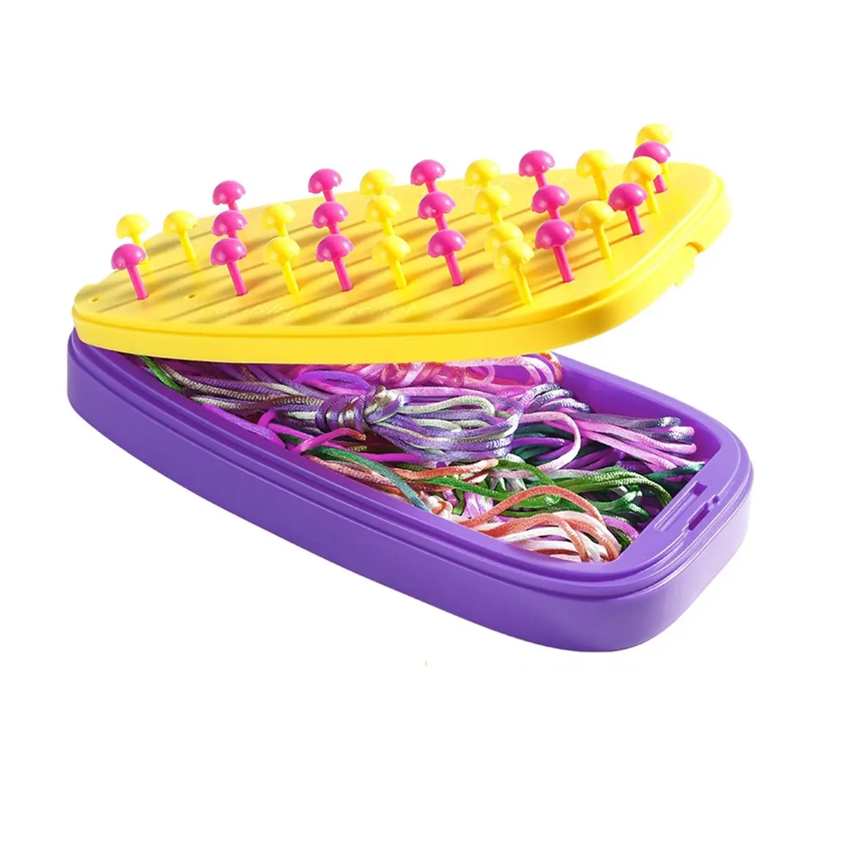 A1020P ~Friendship Bracelet Making Kit Toy Best Birthday Gift Top Trending DIY Jewelry Bracelet Stringing Machine A