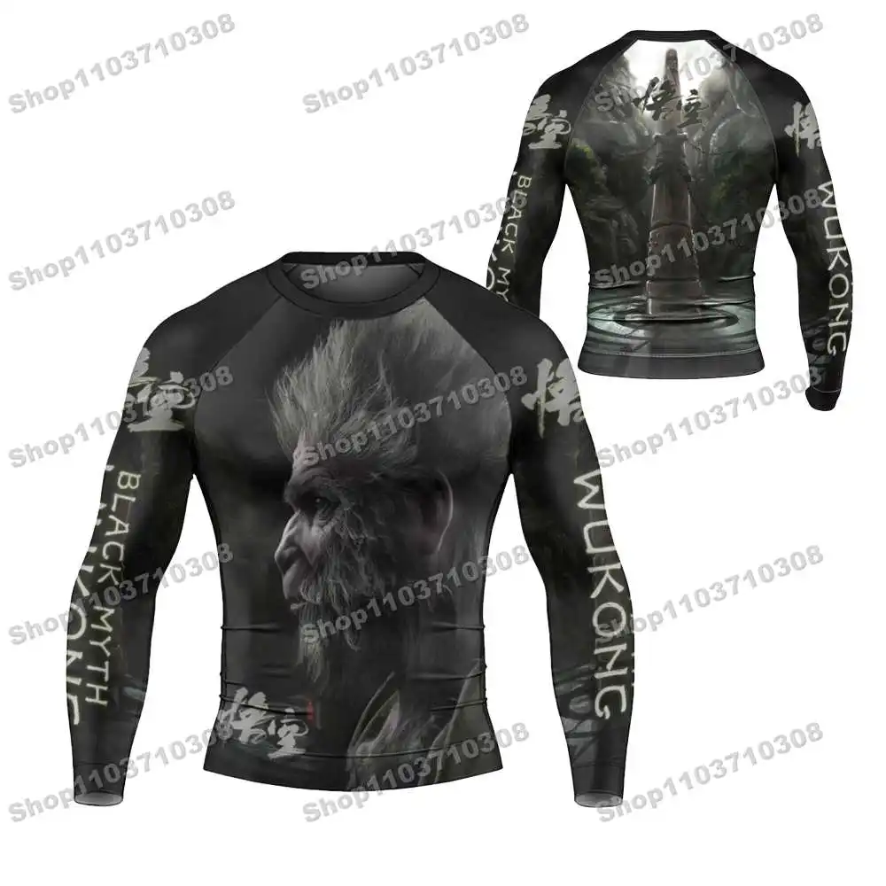 

m79th Различные мифические герои Трикотажные пляжные рубашки с длинными рукавами Купальники Шорты для спортзала для дайвинга MMA BJJ Мужские комплекты для фитнеса для джиу-джитсу