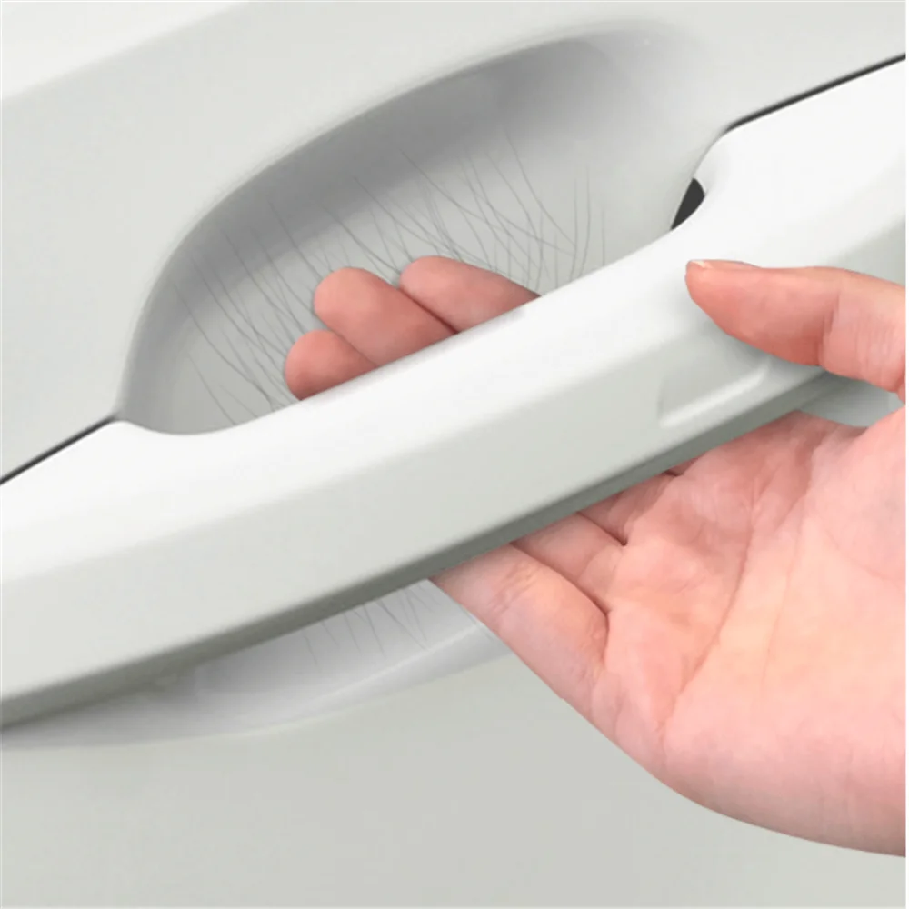 ملصقات سيارة معصم من ألياف الكربون لسكودا اوكتافيا يتي رومستر فابيا رابيد سوبيرب كودياق سيتيجو كاميك كاروق سكالا فيسيو