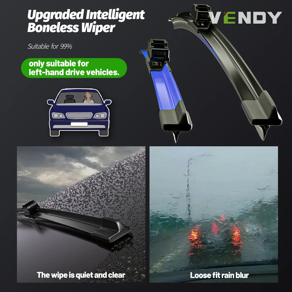 2 قطعة الجبهة ممسحة زجاج أمامي شفرات مساحات الزجاج الأمامي لسوبارو امبريزا 2000-2023 WRX STI 2008-2016 2011 2012 2013 2014 2015 #3