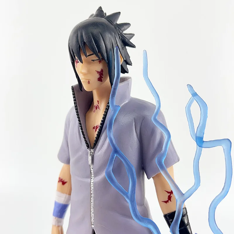 23cm Nowa Figurka Anime NARUTO Uzumaki Naruto Uchiha Sasuke Model Statuetka Dekoracja na Biurko Ozdoby Prezenty dla Dzieci Zabawki