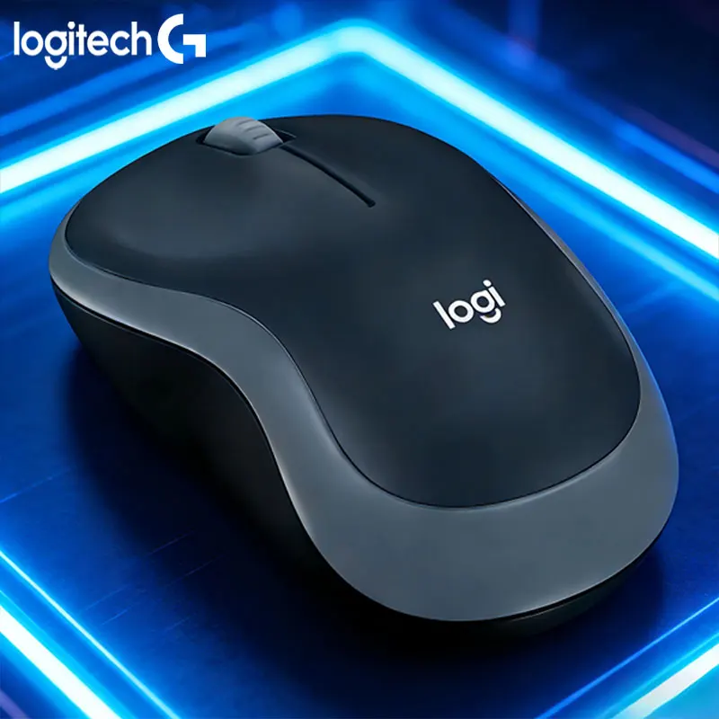 

Бесшумная беспроводная мышь Logitech M185, точное отслеживание, идеально подходит для домашнего офиса и студентов, совместима с различными системами