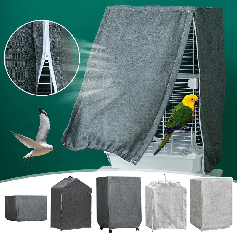 Waterproof Outdoor Large Bird Cage Cover Sunscreen Dust Cover for Pet Bird Parrot Cage Shading Pet Products Bird Supplies