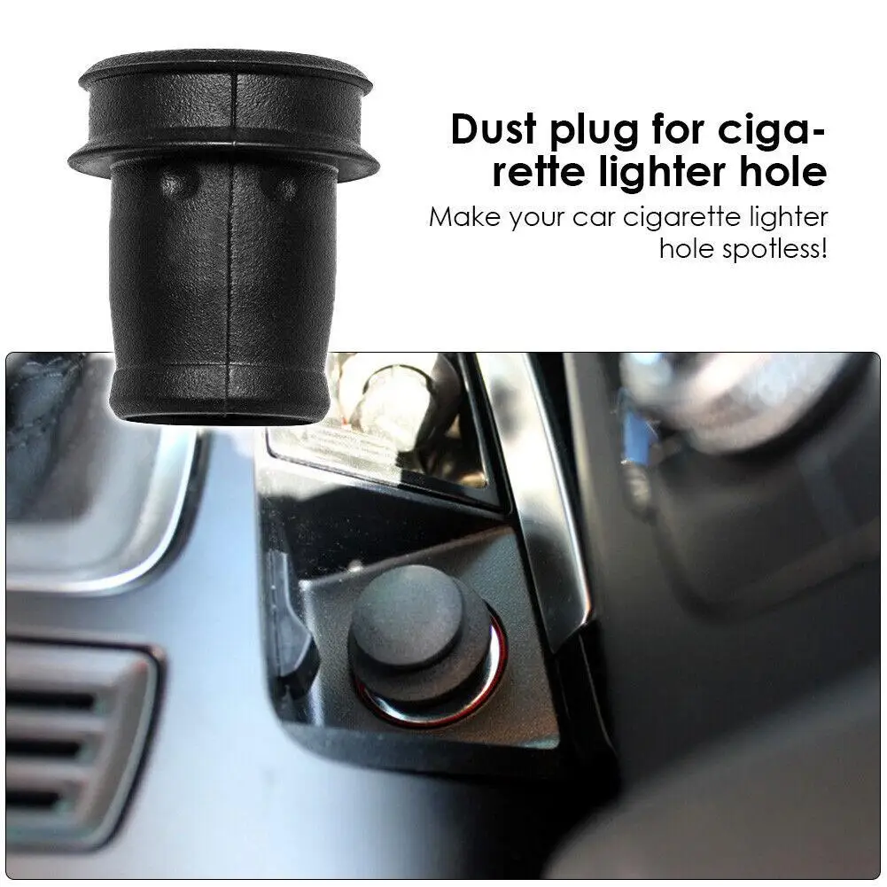 Cigarette Lighter Dust Cap Car Cigarette Socket Cover Waterproof Dustproof For US Japanese Car Interior Accessories 1pc M1O1